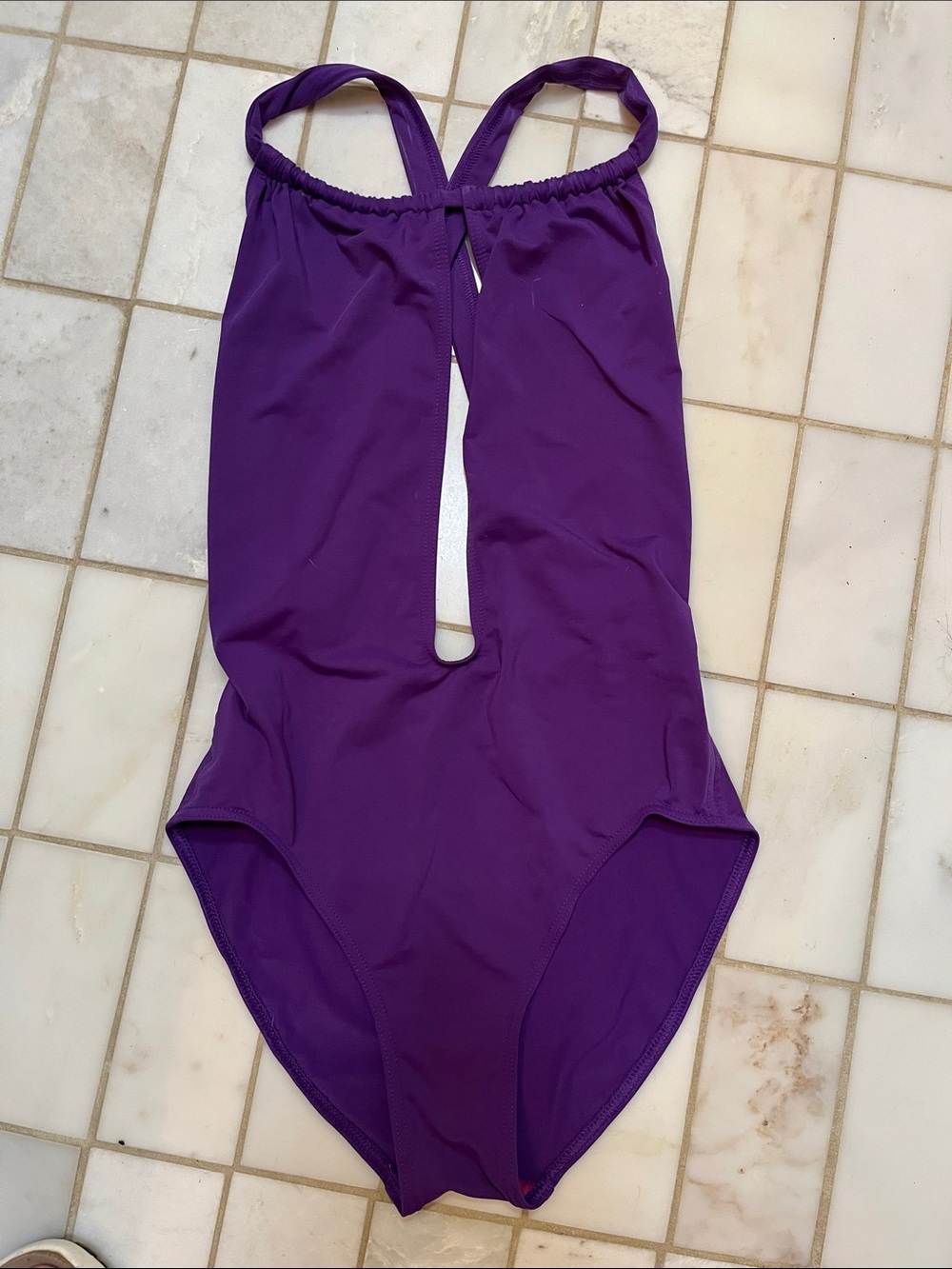 ERES gorgeous Purple One-Piece Keyhole Swimsuit